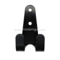 Black Powder Coated Metal Wall Mounted Airbrush Hook